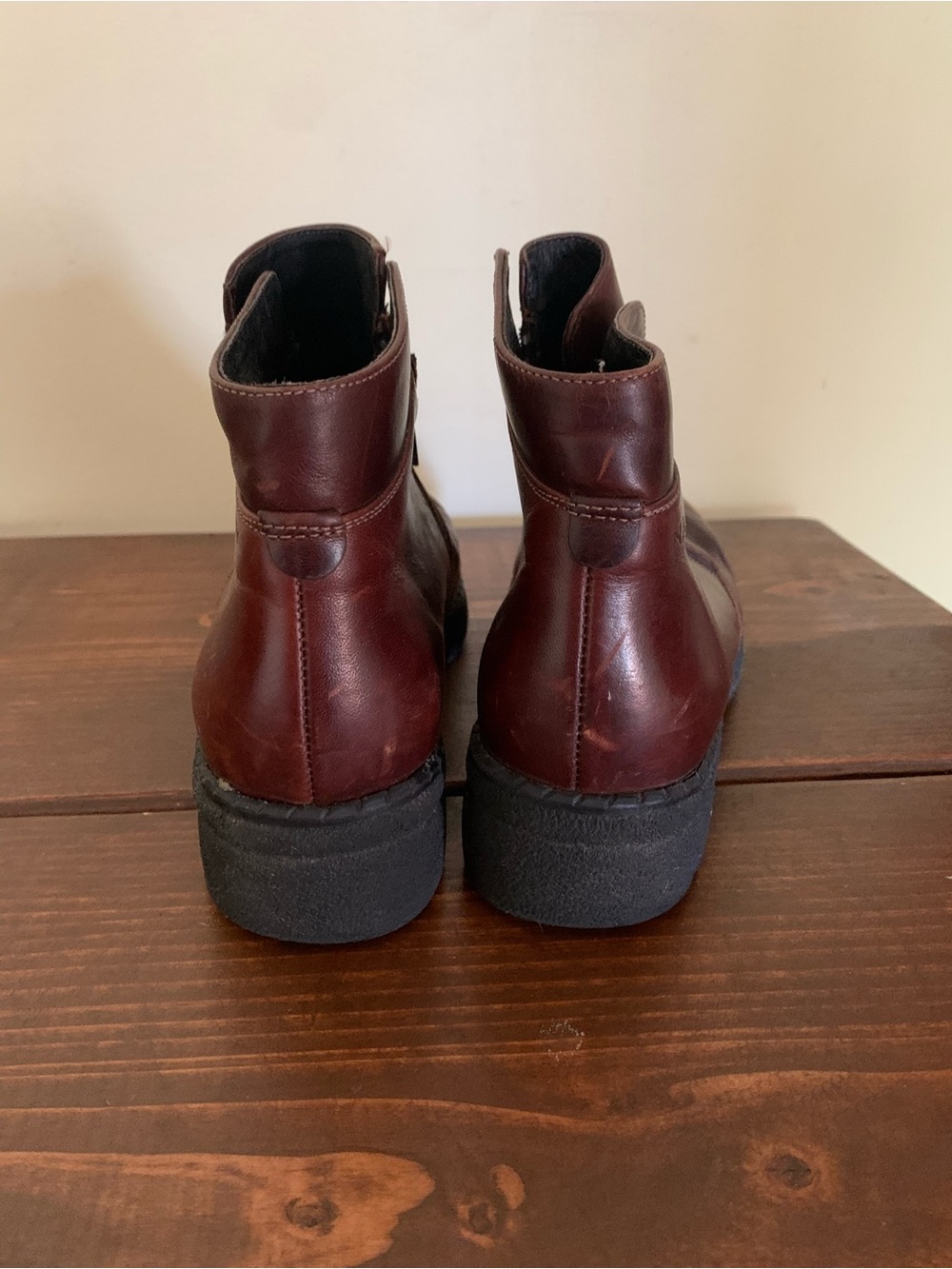 Naot brown leather ankle boots size 40 - Picture 3 of 4